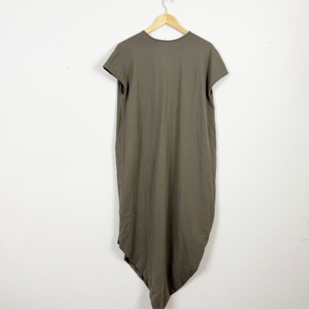 Universal Standard Iconic Geneva Cotton Green Asymmetrical Dress Size XS (10-12) - Picture 7 of 7